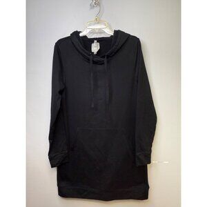 Womens Black Fabletics Hooded Sweater Dress - Size Large